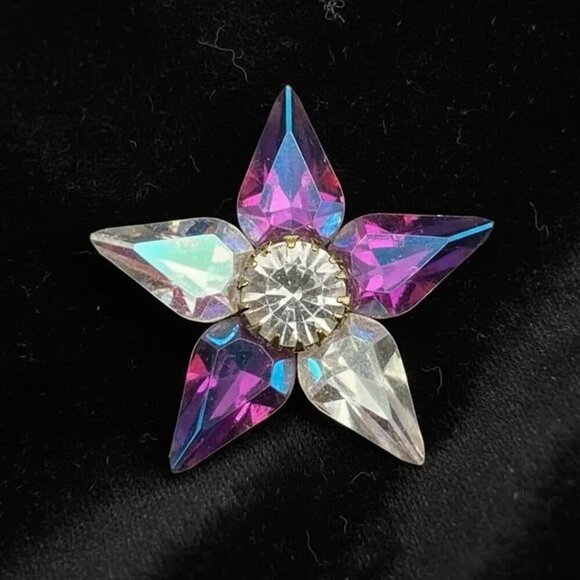 Aurora Boreallis Star Pin Brooch Pin EUC - Picture 6 of 6